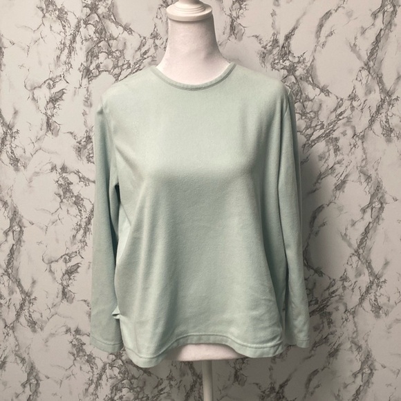 Oscar de la Renta Sweaters - Oscar De La Renta Crew Neck Solid Sweater Size S
